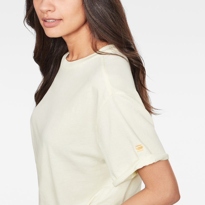 G-Star RAW® Lash Fem Loose Top Green detail shot