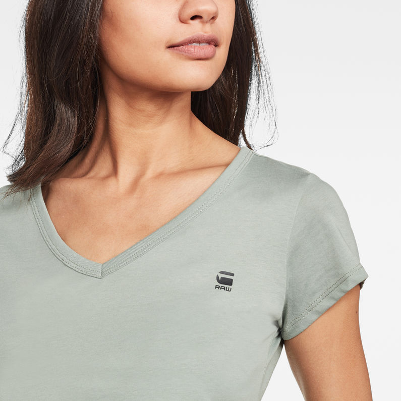 G-Star RAW® Eyben Slim Top Green detail shot