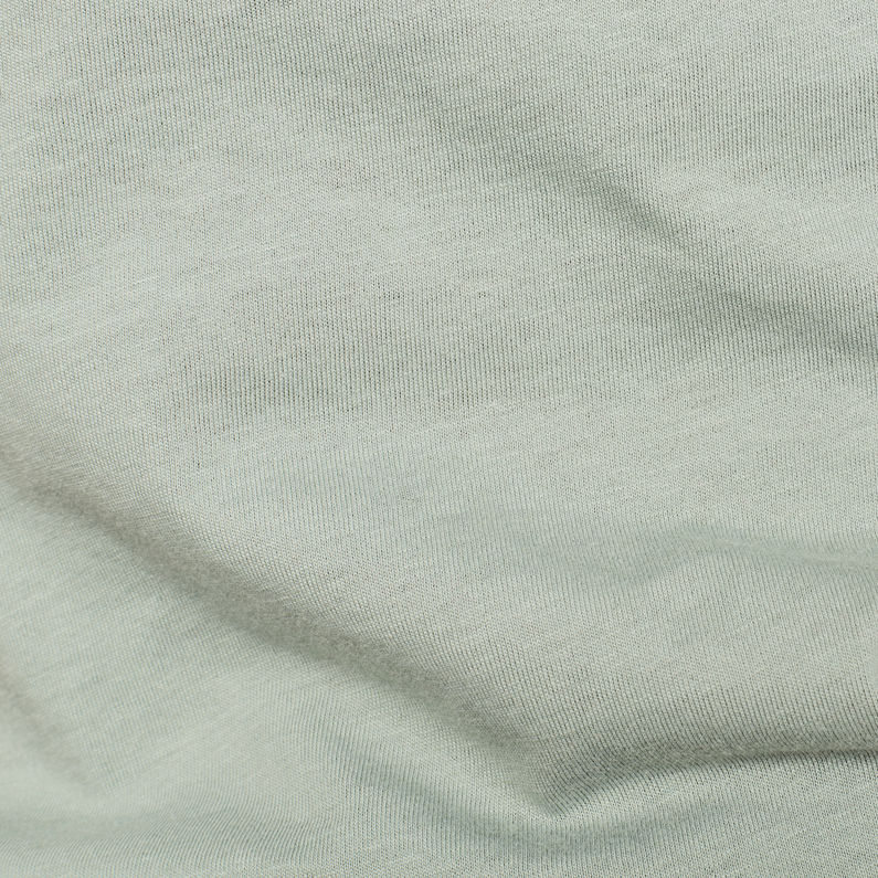 G-Star RAW® Eyben Slim Top Green fabric shot