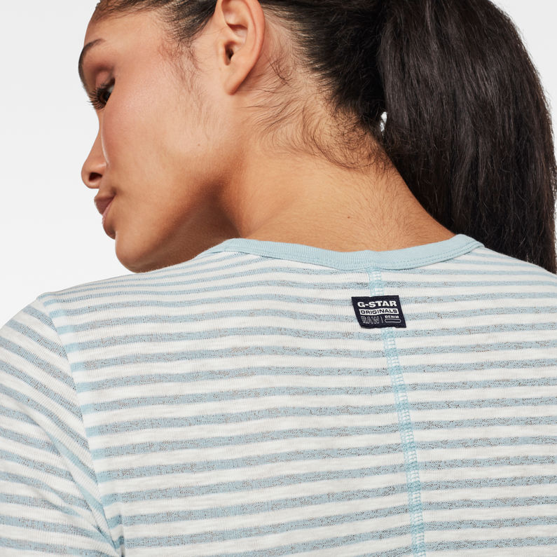 G-Star RAW® Haut Silber Slim Bleu clair detail shot