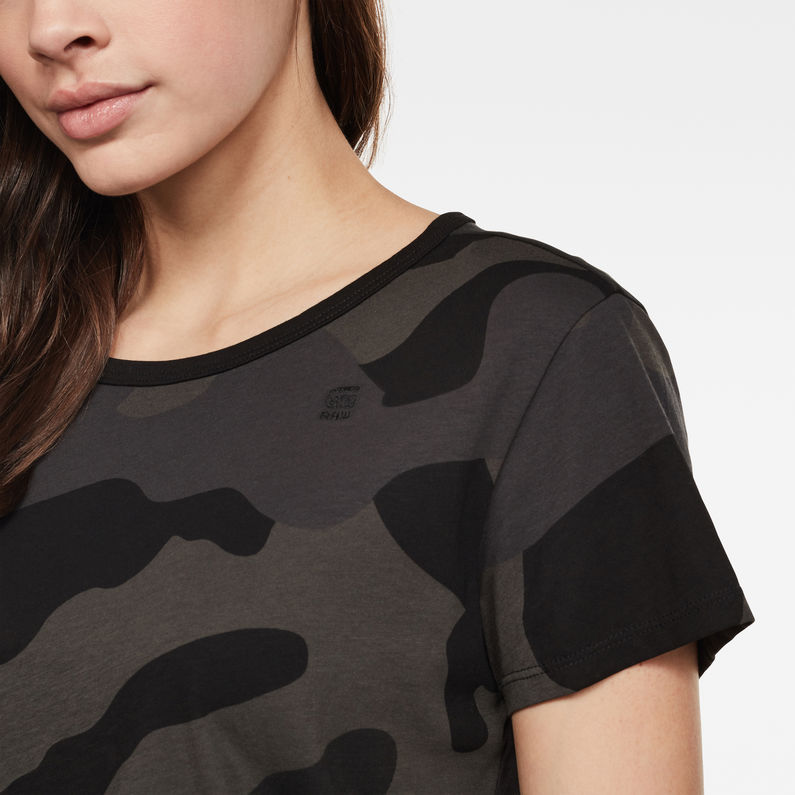 G-Star RAW® Haut Gyre Allover Noir detail shot