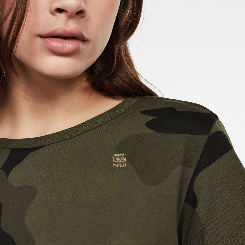 G-Star RAW® Gyre Allover Top Green detail shot