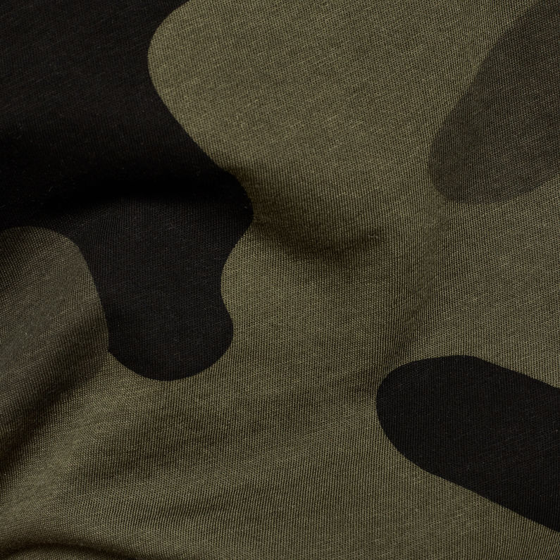 G-Star RAW® Gyre Allover Top Green fabric shot