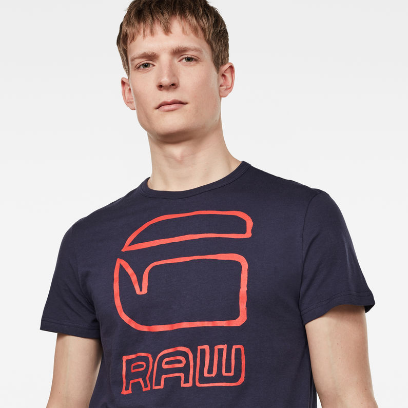 G-Star RAW® Graphic GR T-Shirt Dark blue