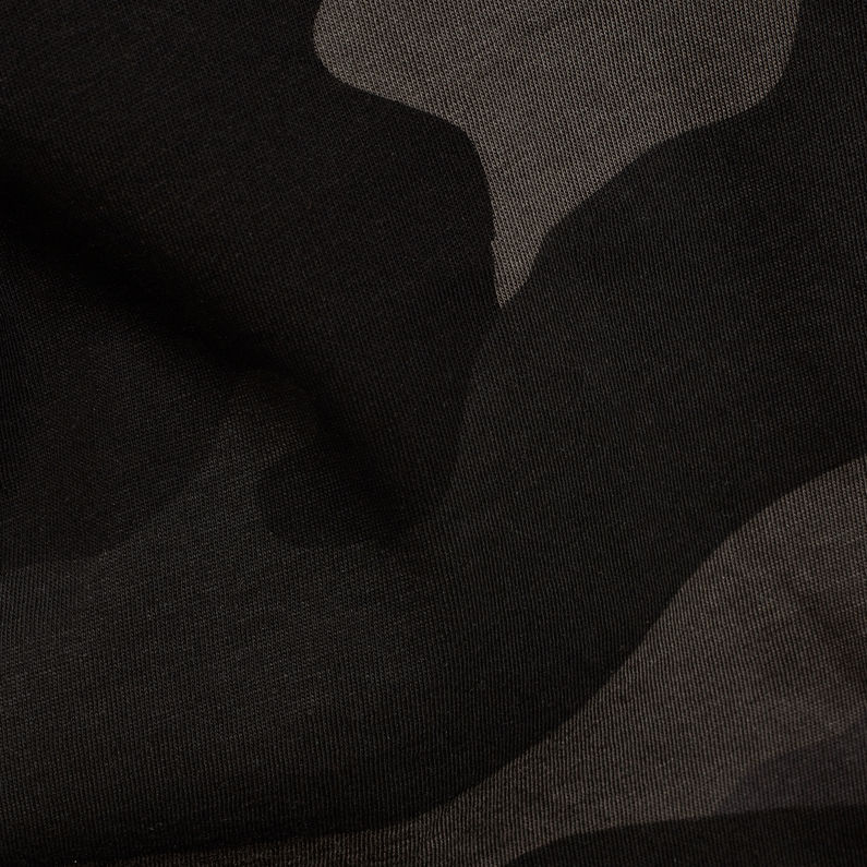 G-Star RAW® Gyre Allover Top Black fabric shot