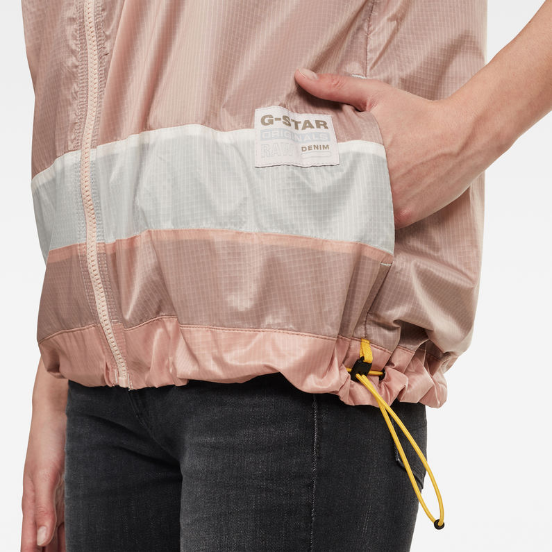 G-STAR® Colourblock Jacket Grey detail shot