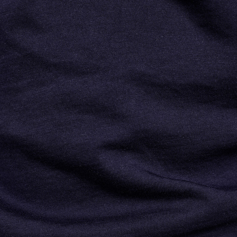 G-Star RAW® Core Eyben Slim Top Dark blue fabric shot