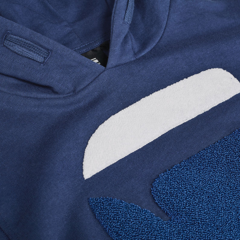 G-Star RAW® Hooded Sweater Dark blue detail shot