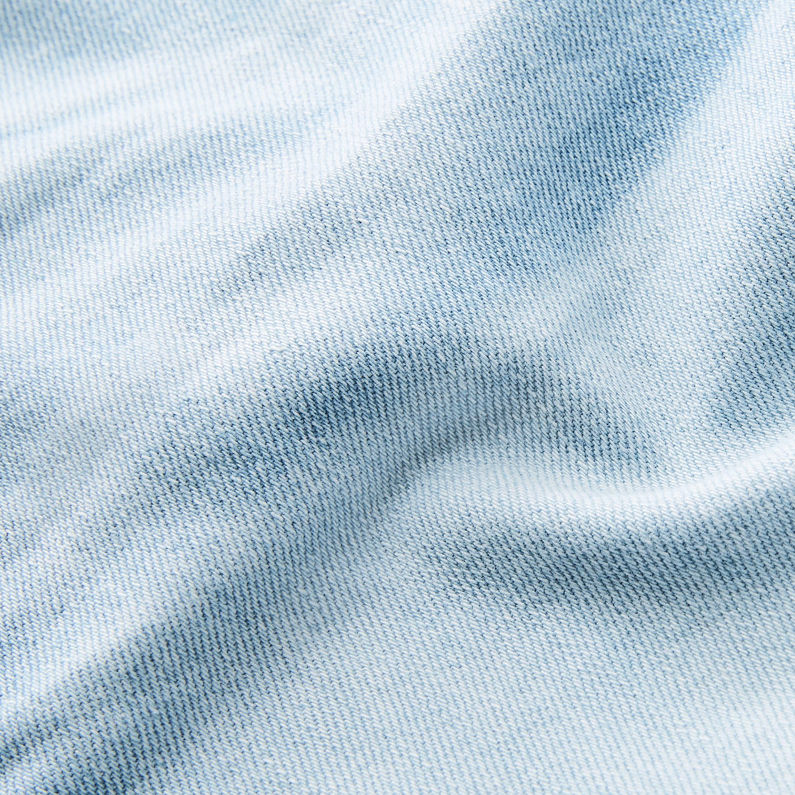 G-Star RAW® 3301 Skinny Shorts Bleu clair fabric shot