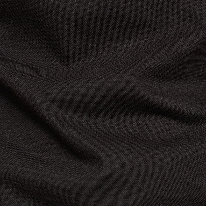 G-STAR® Oluv Slim Polo Black fabric shot