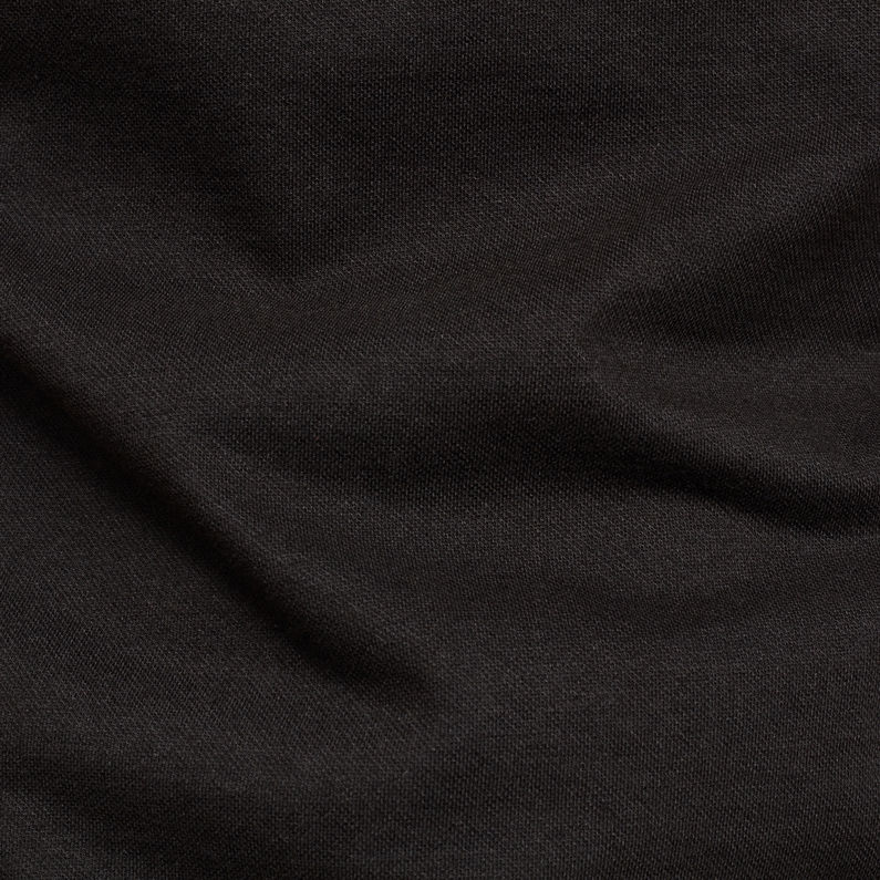 G-Star RAW® Oluv Slim Polo Black fabric shot