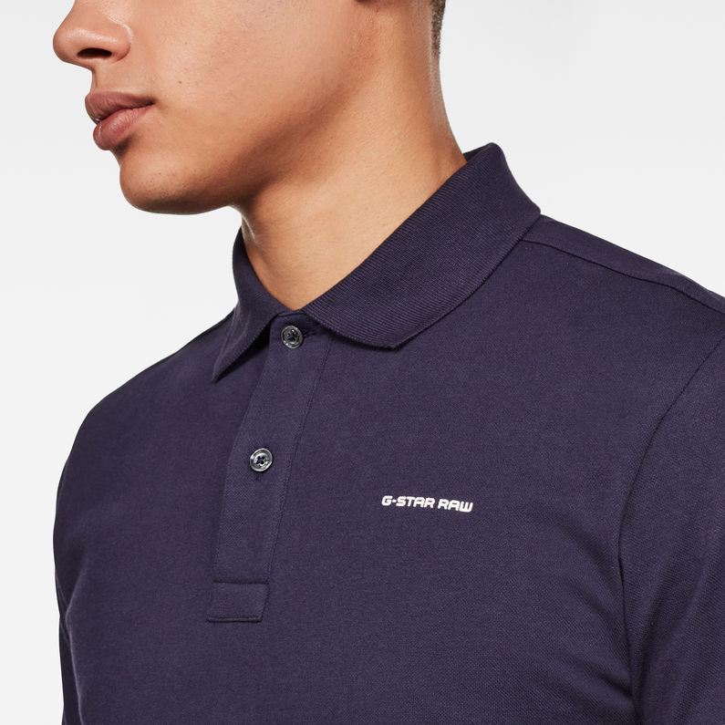 g-star-oluv-slim-polo-dark-blue-detail-shot