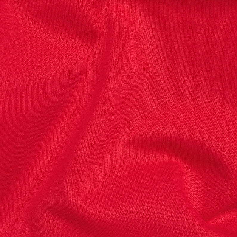 G-Star RAW® Sweat à capuche Olymp Bird GR Rouge fabric shot