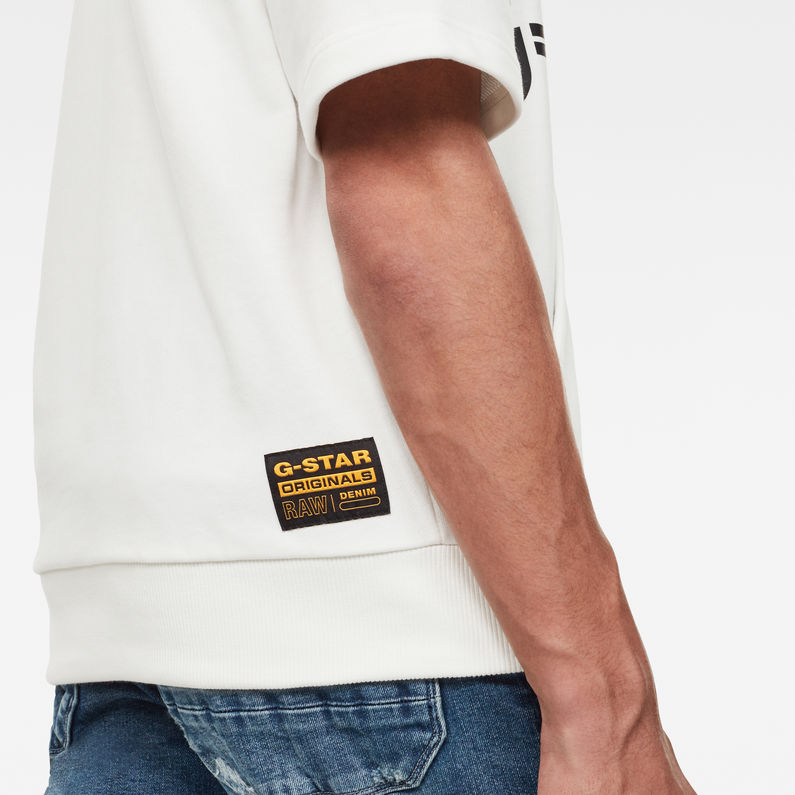 G-Star RAW® Sport Gr 2020 Hooded Sweat Beige detail shot