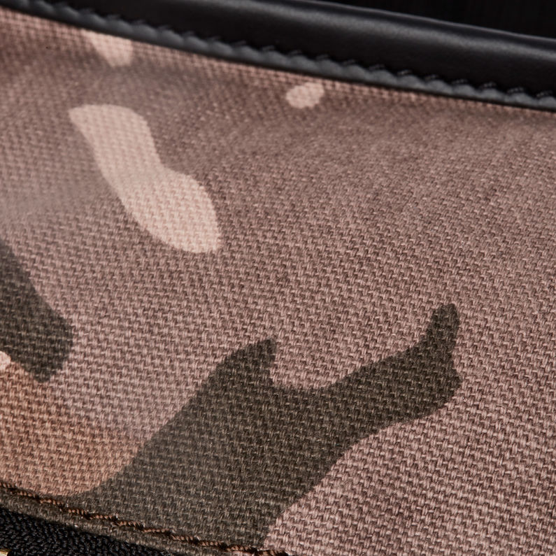 G-STAR® Riñonera Stalt Dast Allover Marrón fabric shot