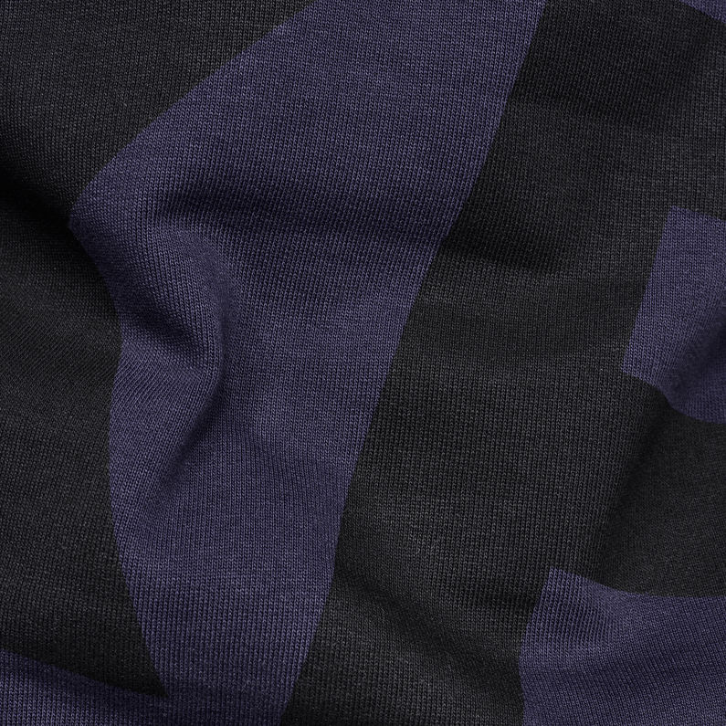G-Star RAW® Max Graphic Sweater Donkerblauw fabric shot