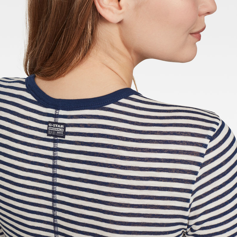 G-Star RAW® Haut Silber Slim Bleu moyen detail shot