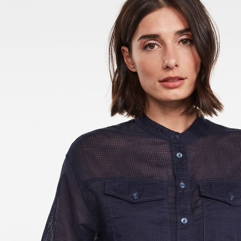 G-STAR® Camisa Parota Classic Boyfriend Azul oscuro