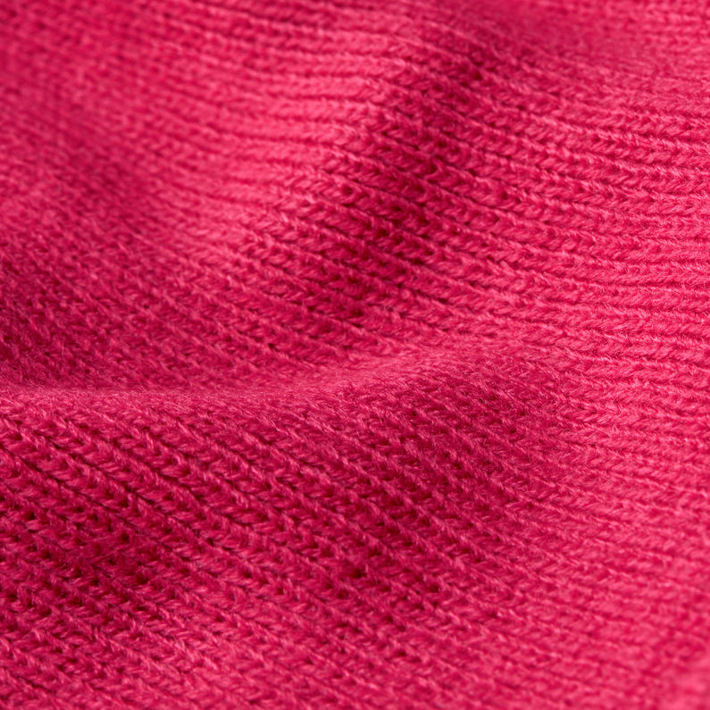 G-Star RAW® Effo Beanie Long Pink fabric shot
