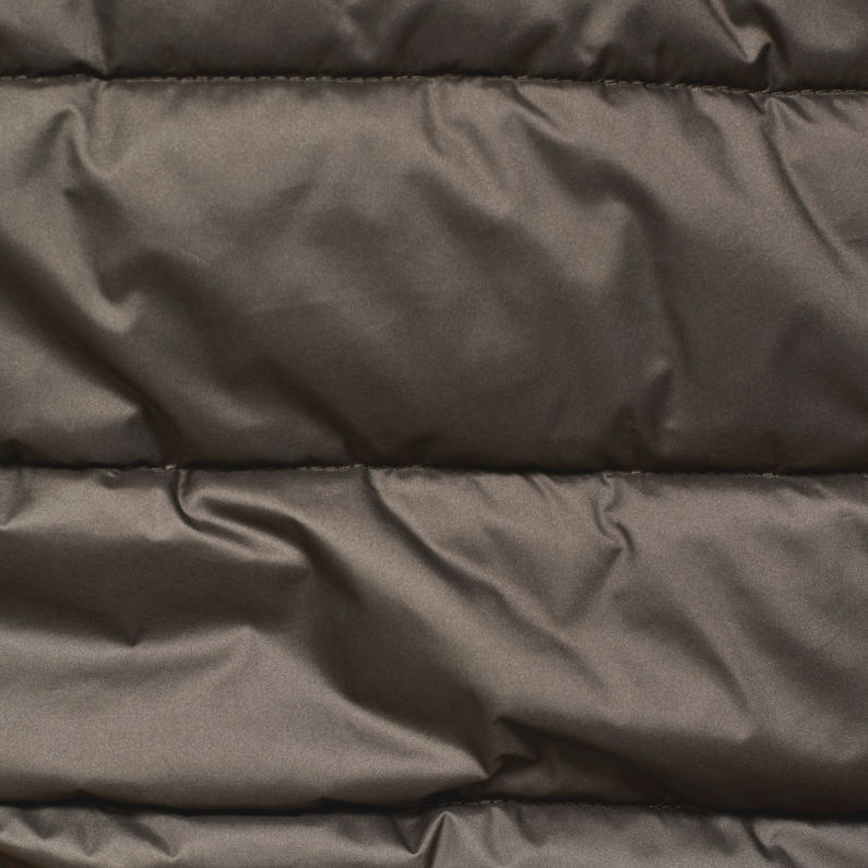 G-Star RAW® Attacc Quilted Hooded Jacket Grey fabric shot