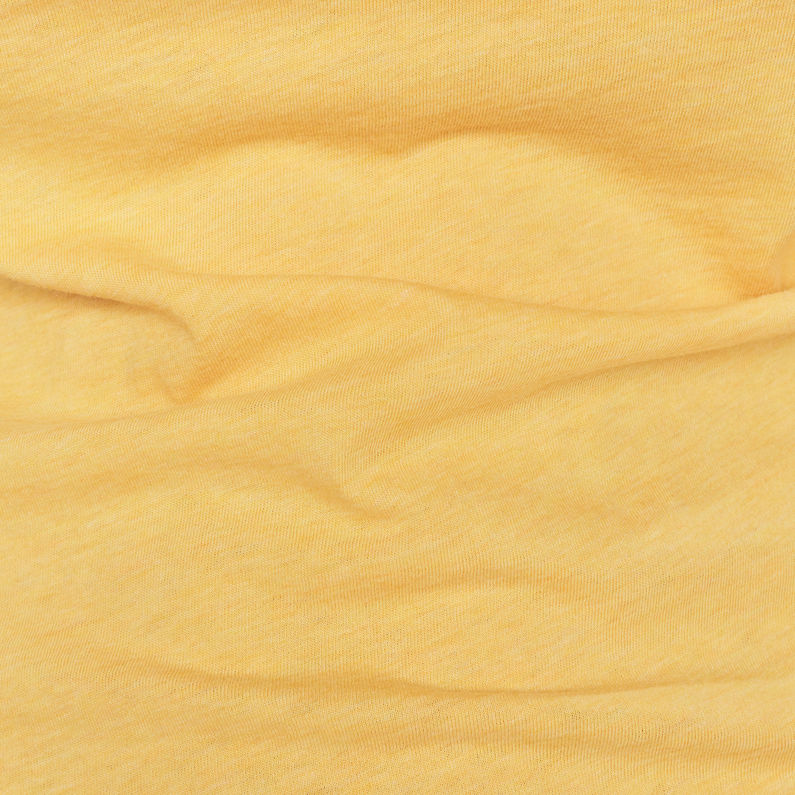 G-Star RAW® Haut Core Eyben Slim Jaune fabric shot