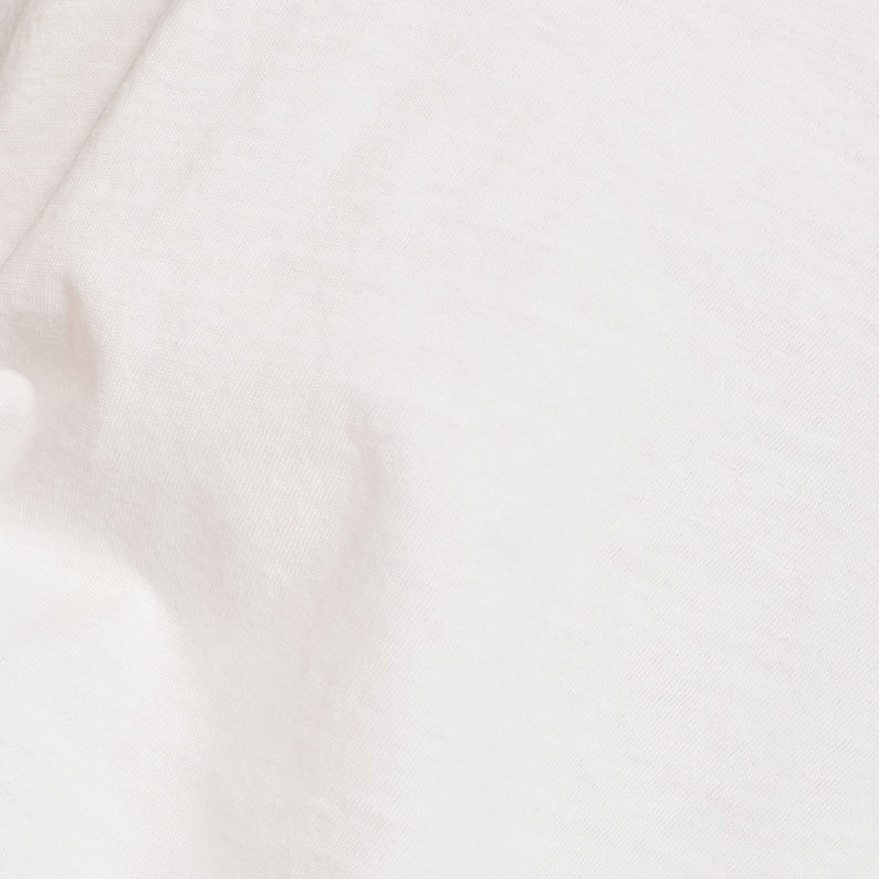 G-Star RAW® Core Ovvela Top White fabric shot