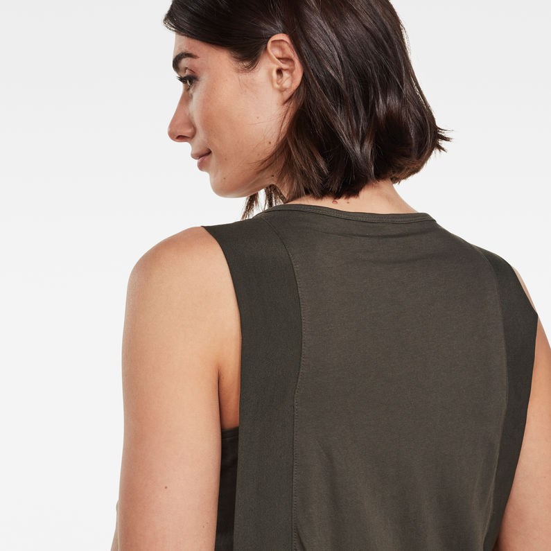 G-STAR® Lyker Jumpsuit Grau detail shot