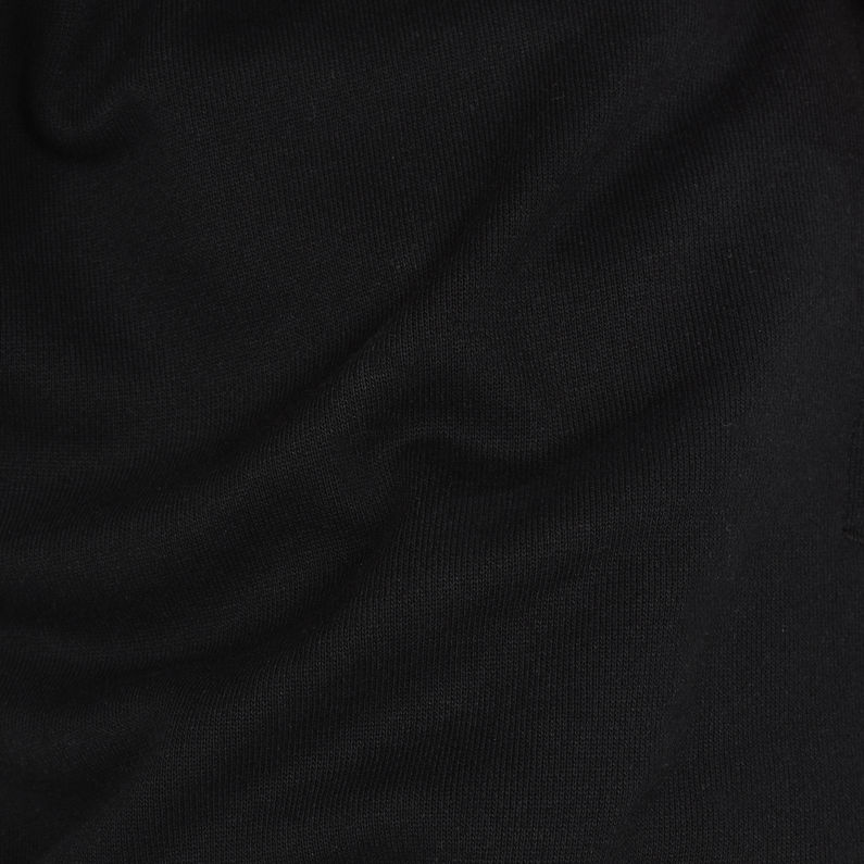 G-Star RAW® Olymp Relaxed Sweat Shorts Black fabric shot