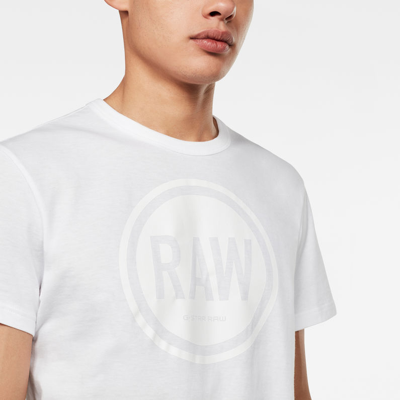 G-Star RAW® Graphic Straight T-Shirt White
