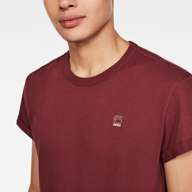 G-Star RAW® T-shirt Ductsoon Relaxed Rouge detail shot