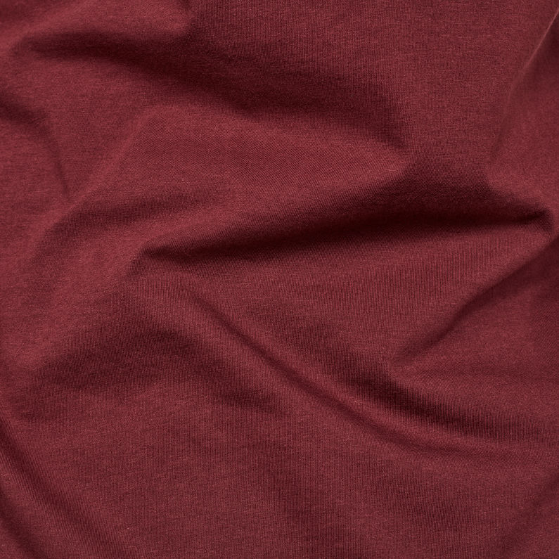 G-Star RAW® T-shirt Ductsoon Relaxed Rouge fabric shot