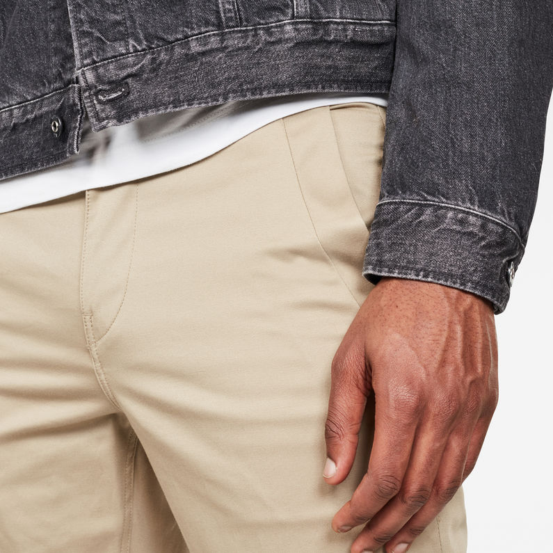 G-Star RAW® Chino Bronson Slim Beige detail shot