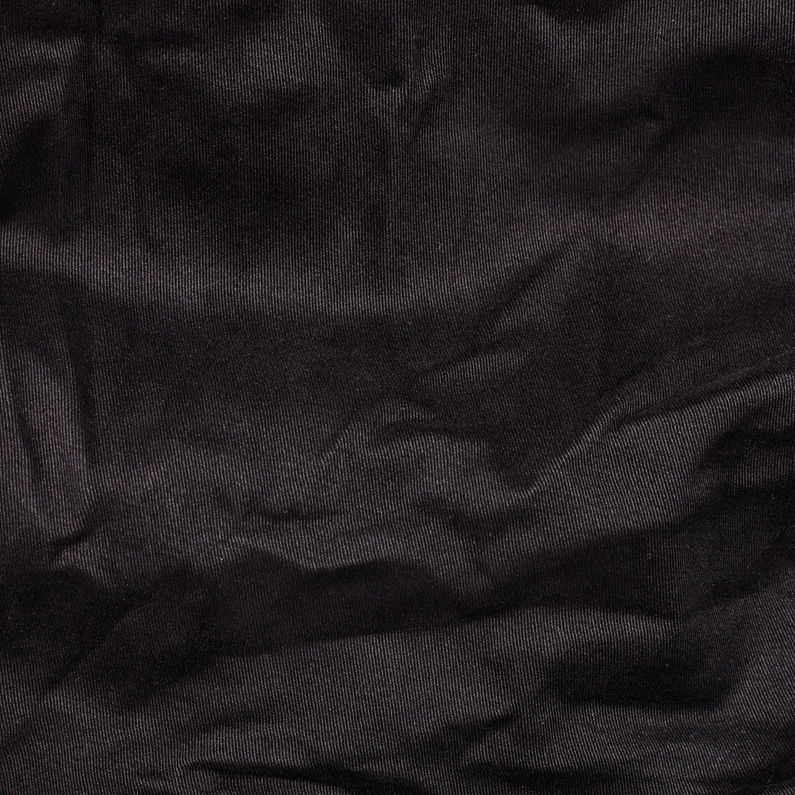 G-Star RAW® Rovic Mid Waist Skinny Cargo Broek Zwart fabric shot