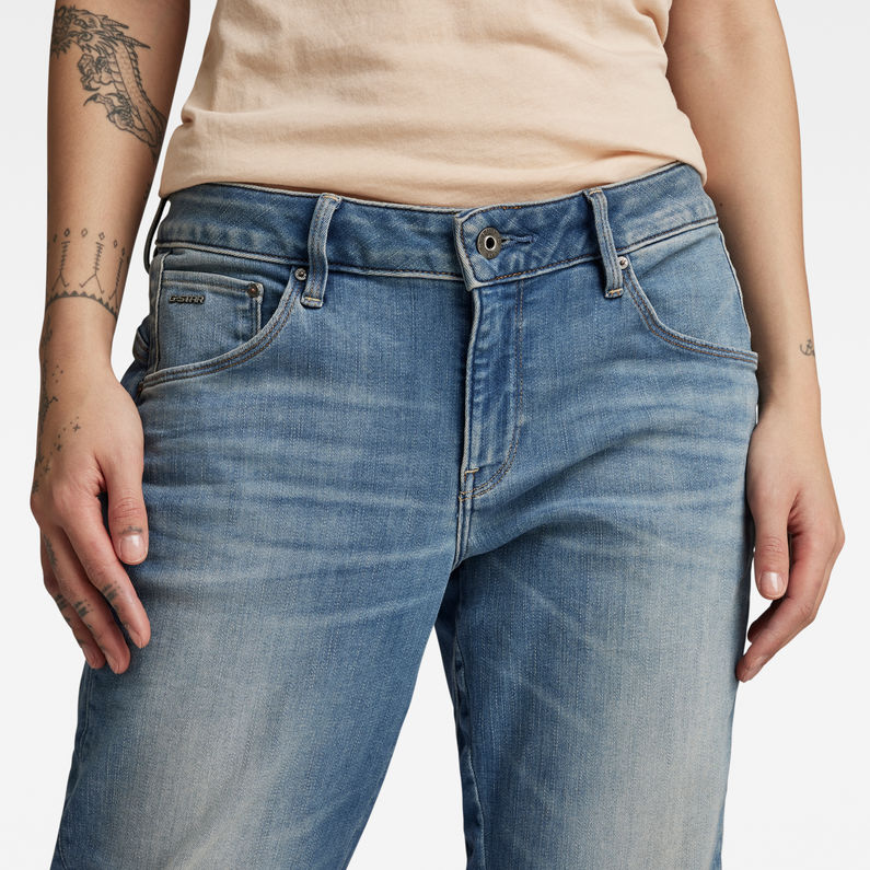 arc 3d mid waist skinny jeans