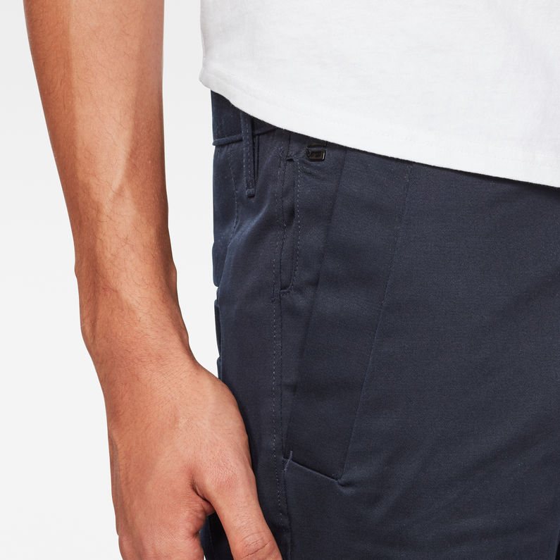 G-Star RAW® Bronson Straight Short Dark blue detail shot
