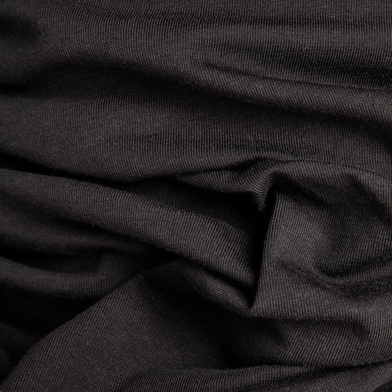 G-Star RAW® Basic Round Neck T-Shirt Black fabric shot