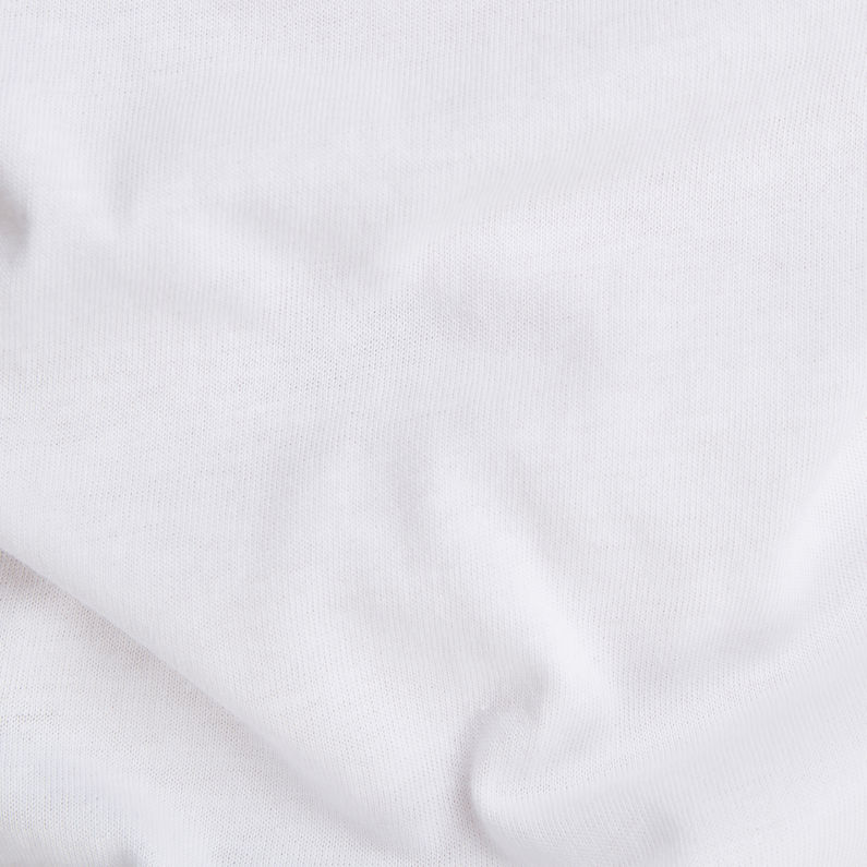 G-Star RAW® Raw. Graphic Slim T-Shirt White fabric shot