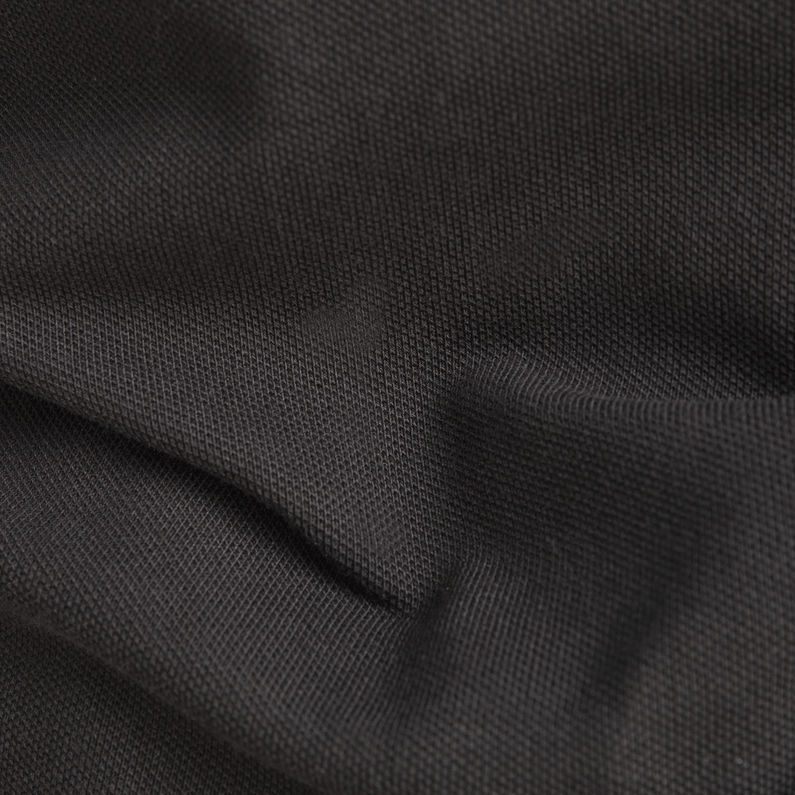 G-Star RAW® Dunda Polo Zwart fabric shot