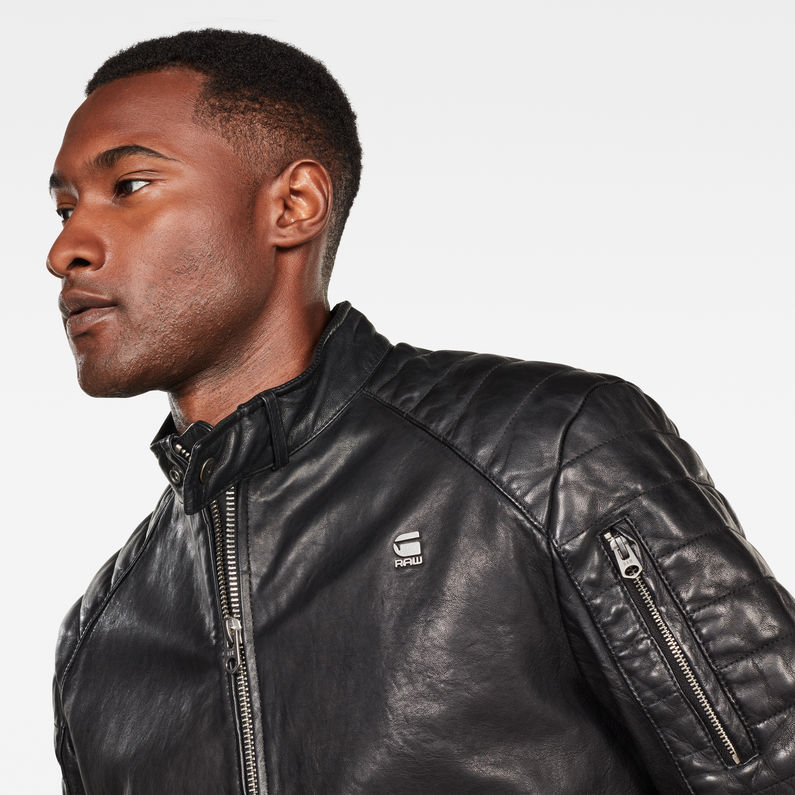 G-STAR® Suzaki Jacke Schwarz detail shot
