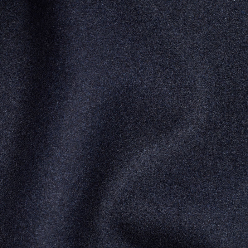 G-STAR® Traction Wollen Peacoat Jas Donkerblauw fabric shot