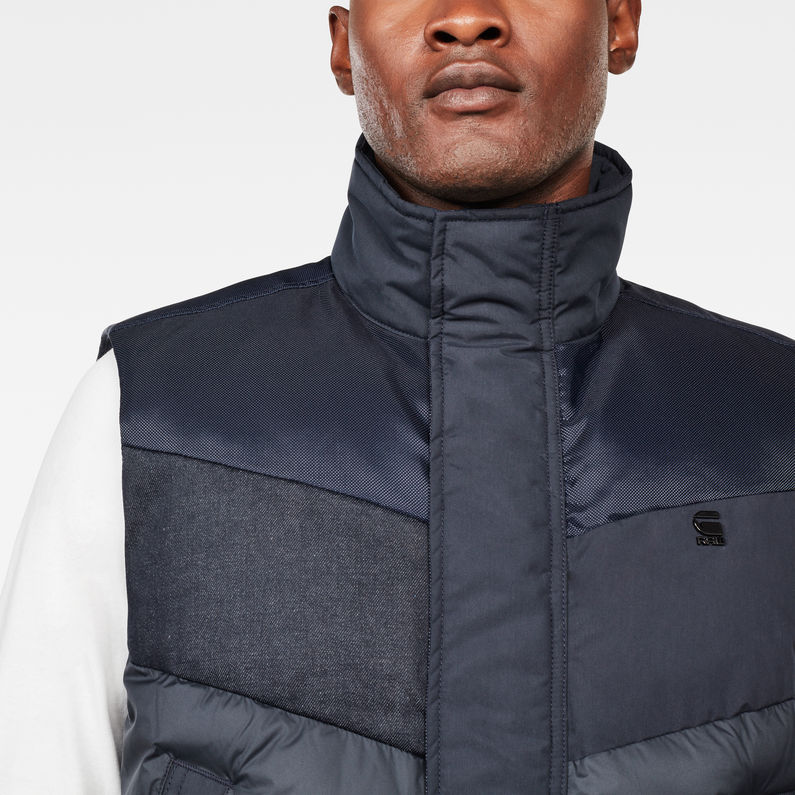G-Star RAW® Veste Ore Denim Mix Bleu foncé detail shot