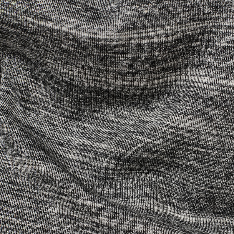 G-STAR® Aero Laah Slim Zip Pullover Schwarz fabric shot