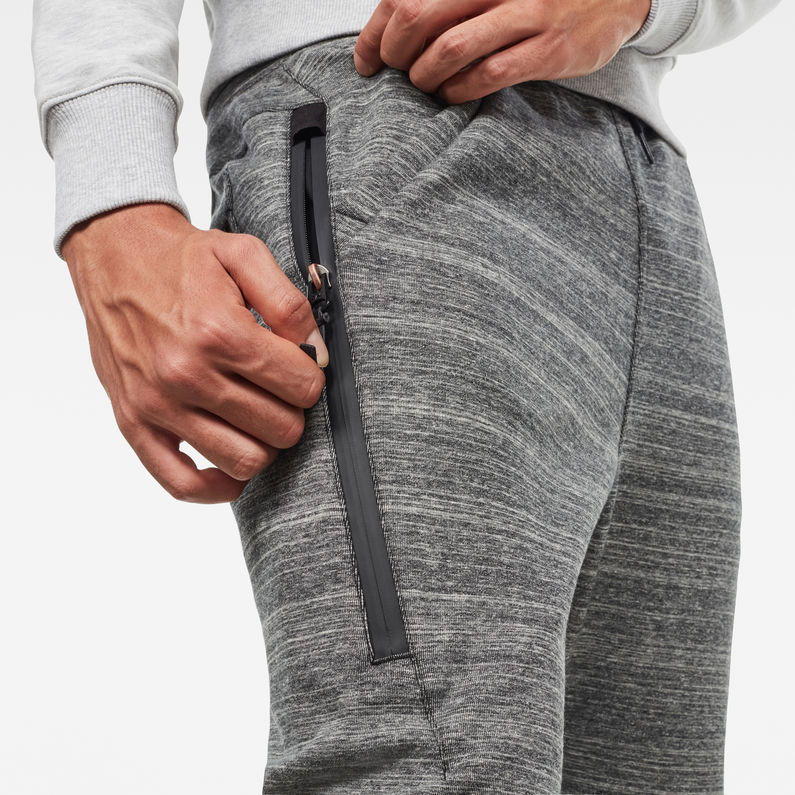 G-STAR® Citishield Slim Tapered Sweatpants Black detail shot