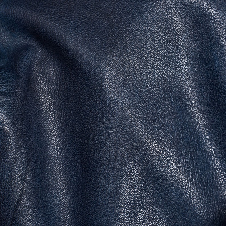 G-Star RAW® Blazer Rimu Zip Bleu foncé fabric shot
