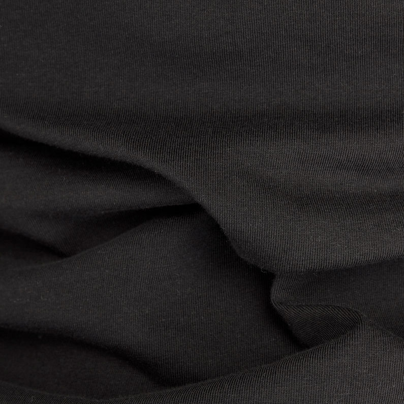 G-Star RAW® Graphic 4 T-Shirt Noir fabric shot
