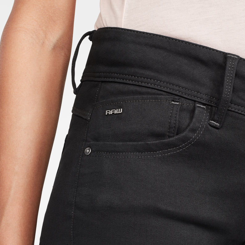 G-Star RAW® Lynn Mid Super Skinny Jeans Zwart