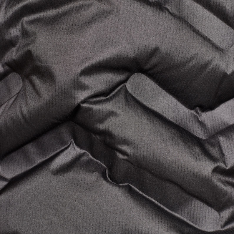 G-Star RAW® Attacc Quilted Down Bodywarmer Black fabric shot