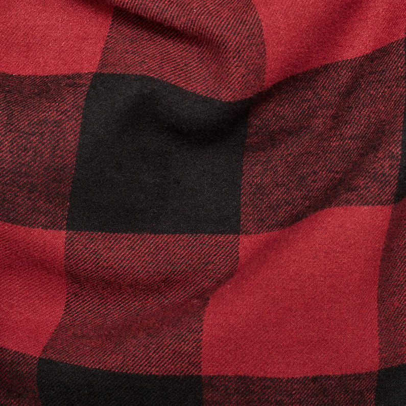 G-STAR® Stalt Straight Hemd Rot fabric shot