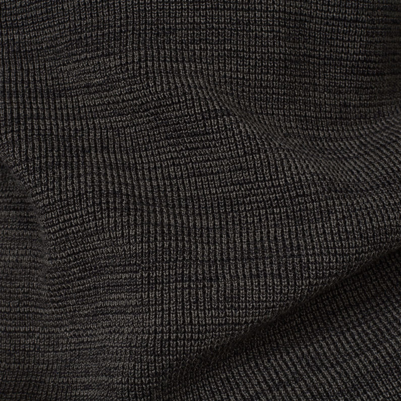 G-Star RAW® Charly Knitted Pullover Schwarz fabric shot