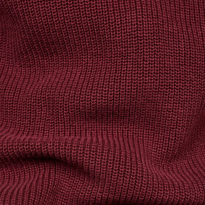 G-STAR® Fisher Knitted Sweater Red fabric shot